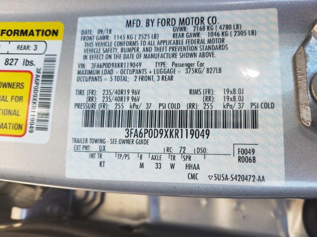 Ford Fusion Titanium 2019