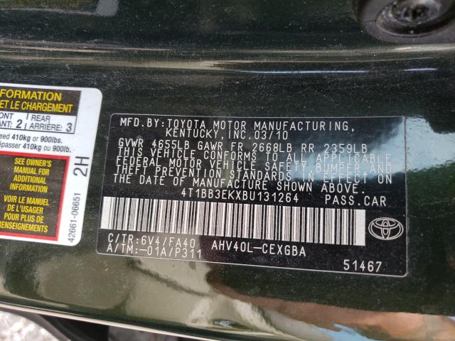 Toyota Camry Hybrid 2011