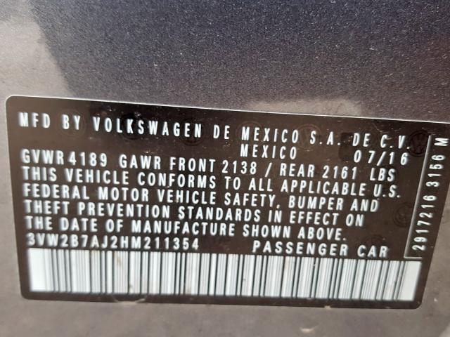 Volkswagen Jetta S 2017
