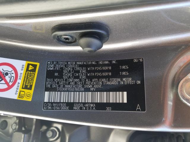 Toyota Highlander 2016
