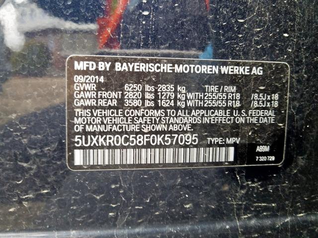BMW X5 XDRIVE3 2015