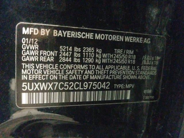 BMW X3 XDRIVE3 2012