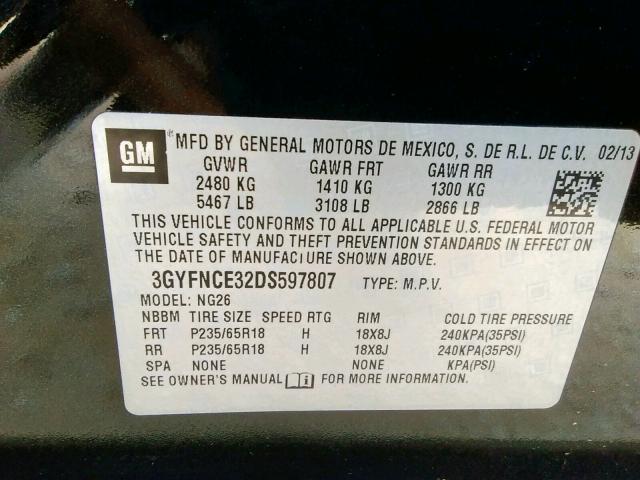 Cadillac SRX Luxury 2013