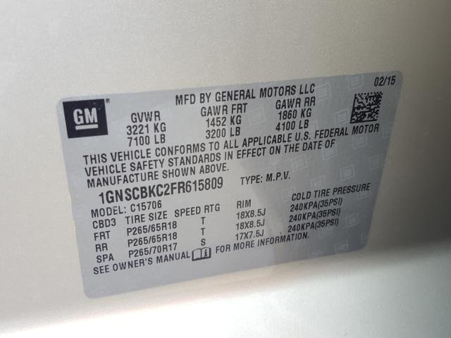 Chevrolet Tahoe C150 2015