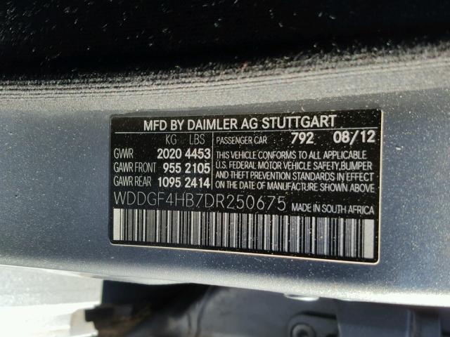 Mercedes-Benz C 250 2013