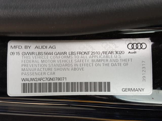 Audi S7 Prestige 2016