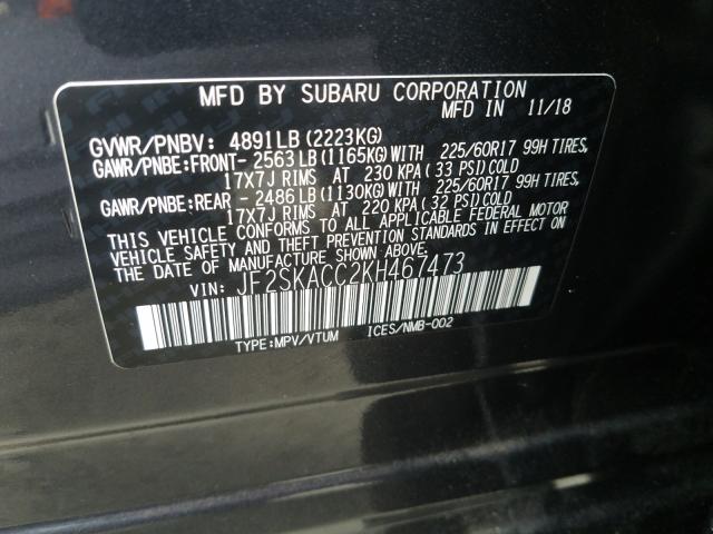 Subaru Forester 2019