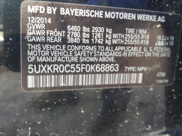 BMW X5 XDRIVE3 2015