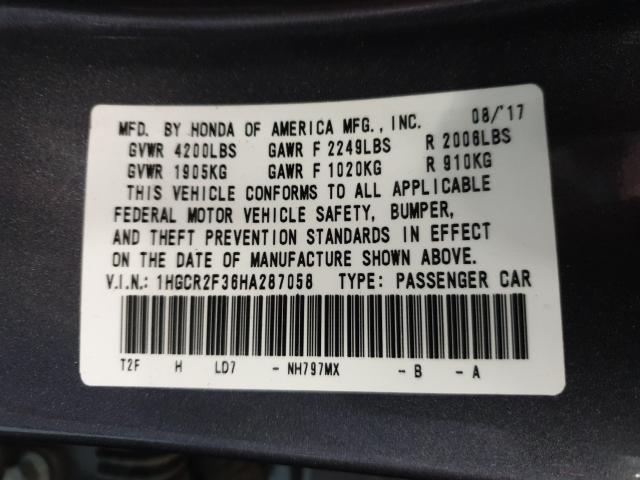 Honda Accord LX 2017