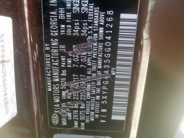 KIA Sorento LX 2016