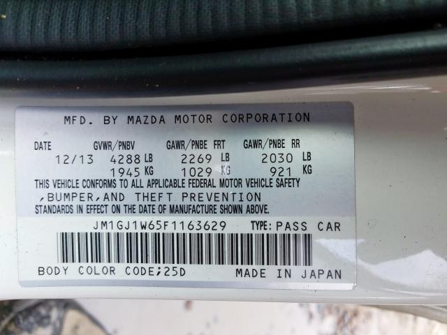 Mazda 6 Grand Touring 2015