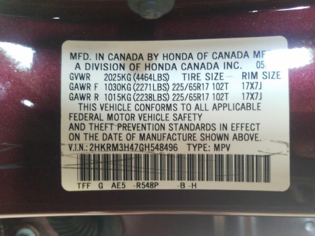 Honda CR-V SE 2016