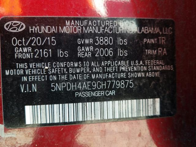 Hyundai Elantra SE 2016