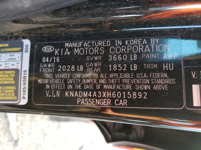 KIA Rio LX 2017