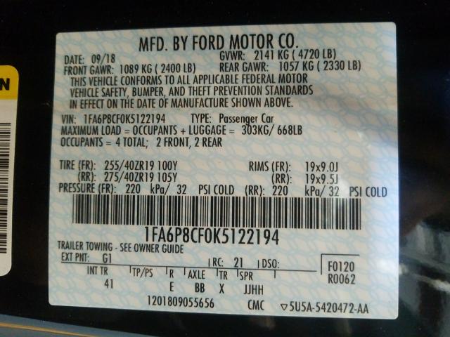 Ford Mustang GT 2019