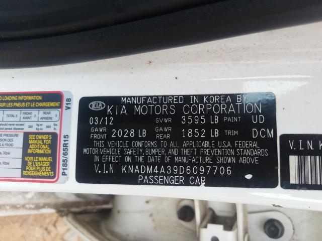 KIA Rio LX 2013