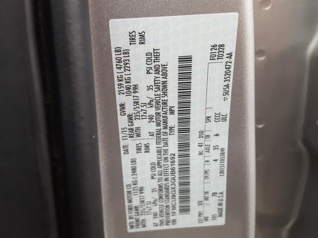 Ford Escape SE 2016