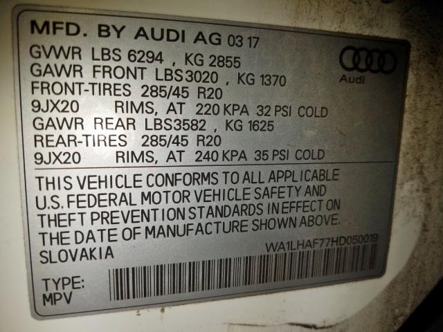 Audi Q7 Premium 2017