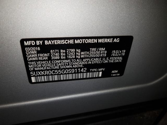 BMW X5 XDRIVE3 2016