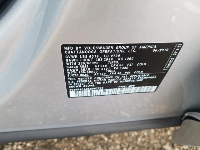 Volkswagen Atlas SEL 2019