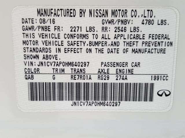 Infiniti Q50 Base 2017