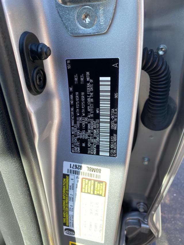 Toyota Sequoia SR 2017