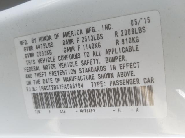 Honda Accord EXL 2015