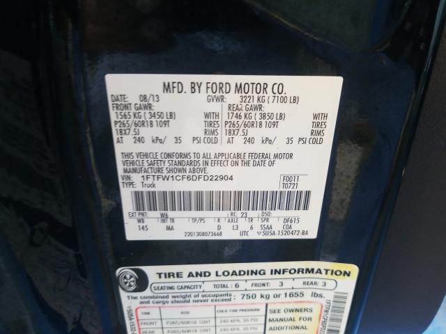 Ford F150 Super 2013