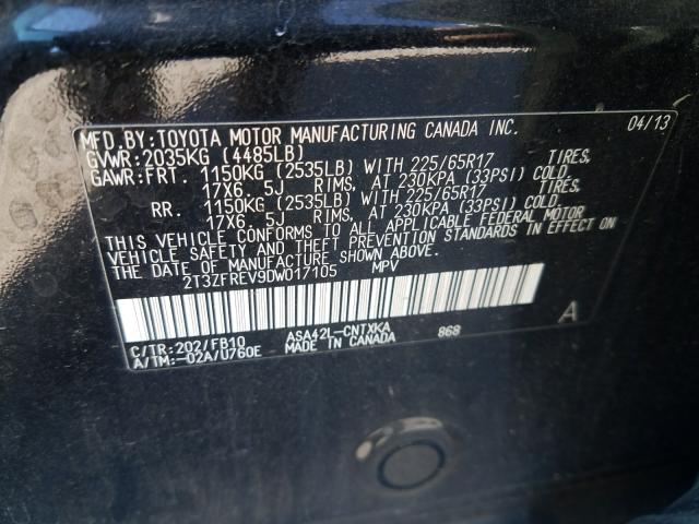 Toyota Rav4 LE 2013