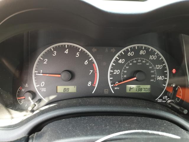 Toyota Corolla BA 2012