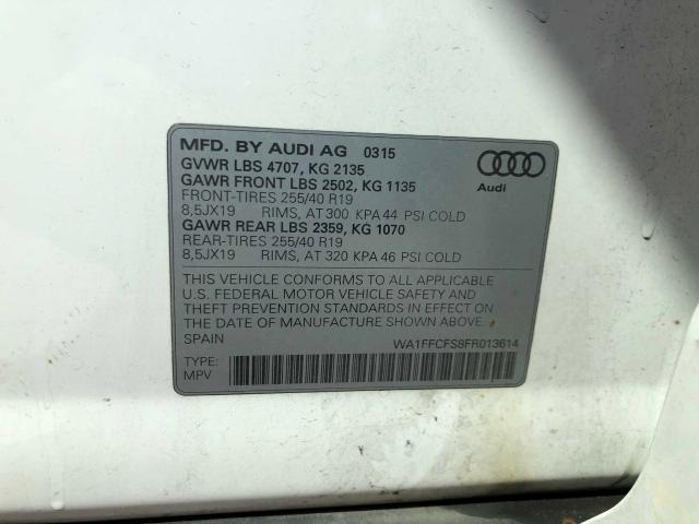 Audi Q3 Prestige 2015