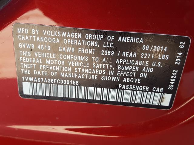 Volkswagen Passat S 2015