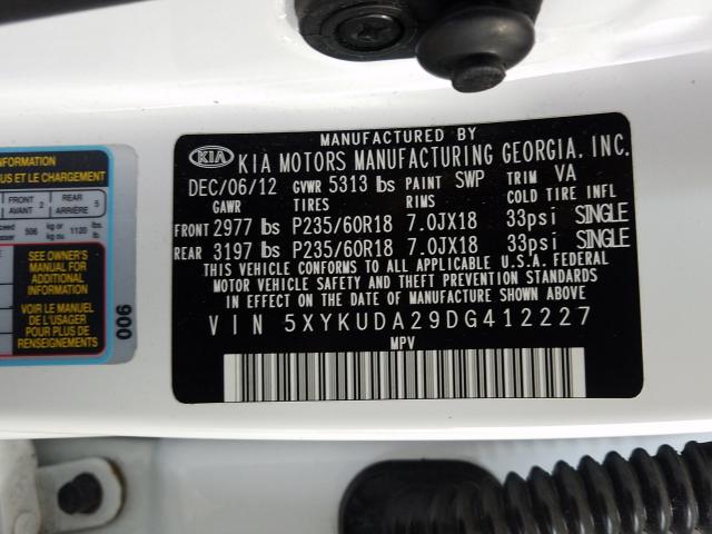 KIA Sorento EX 2013