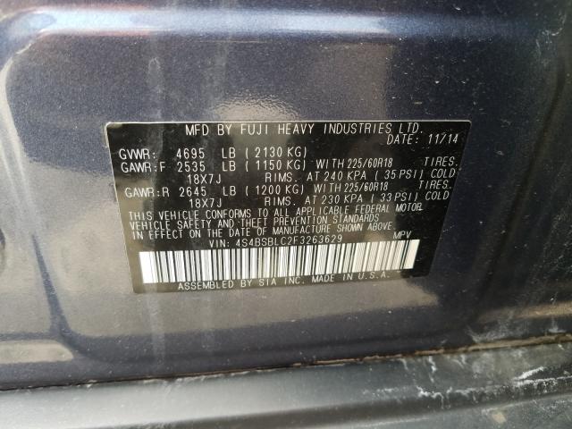 Subaru Outback 2 2015