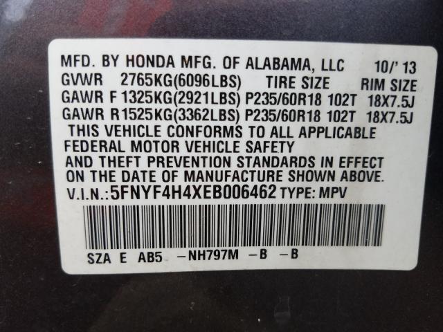 Honda Pilot EX 2014