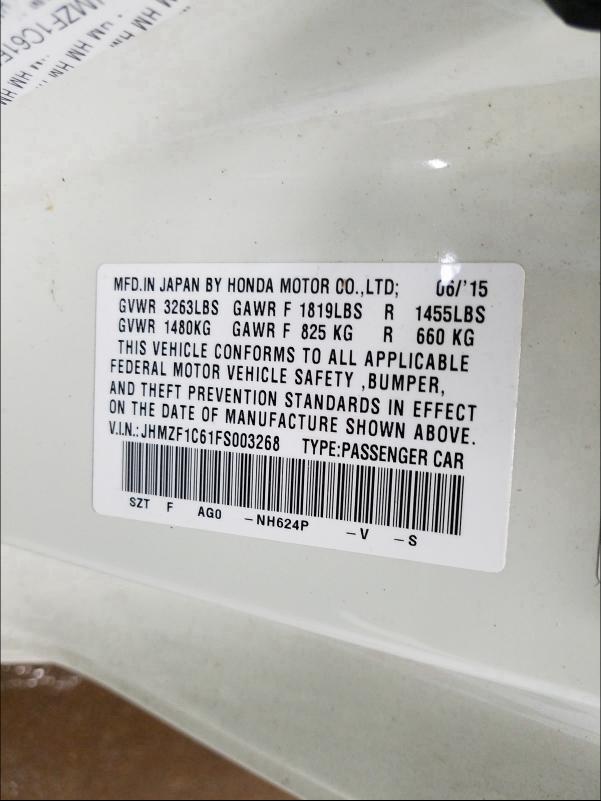 Honda CR-Z EX 2015