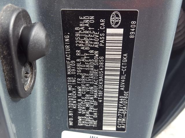 Toyota Camry Base 2010
