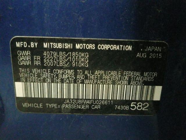Mitsubishi Lancer GT 2015