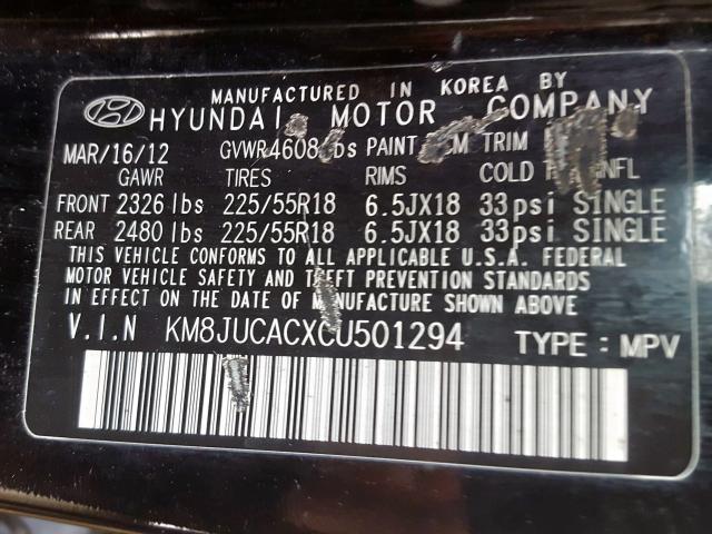 Hyundai Tucson GLS 2012