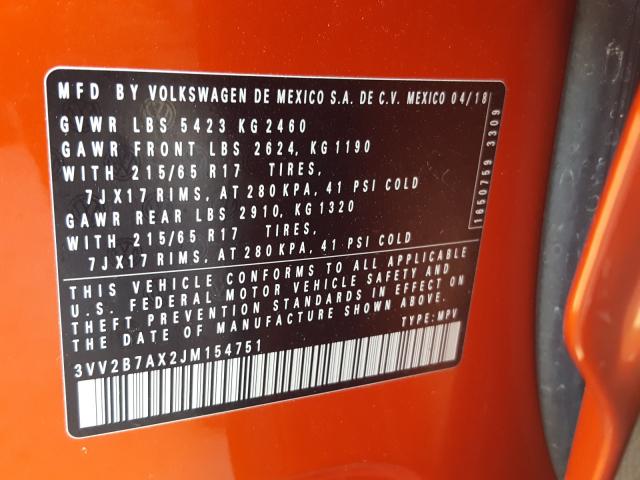 Volkswagen Tiguan SE 2018