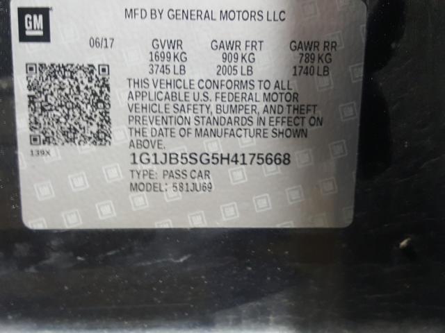 Chevrolet Sonic LS 2017