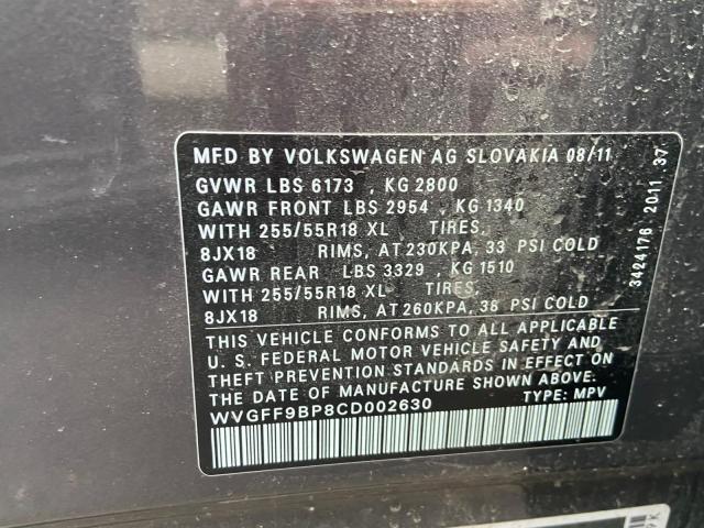 Volkswagen Touareg V6 2012