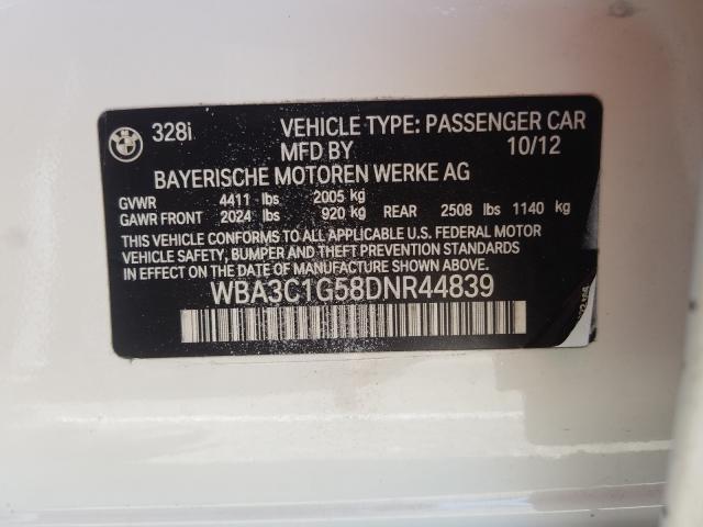 BMW 328 I Sulev 2013