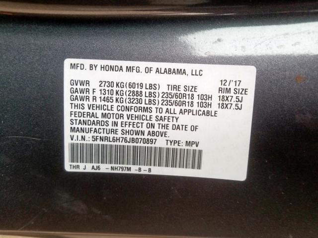 Honda Odyssey EX 2018