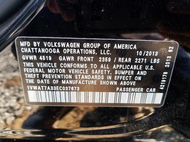 Volkswagen Passat S 2014