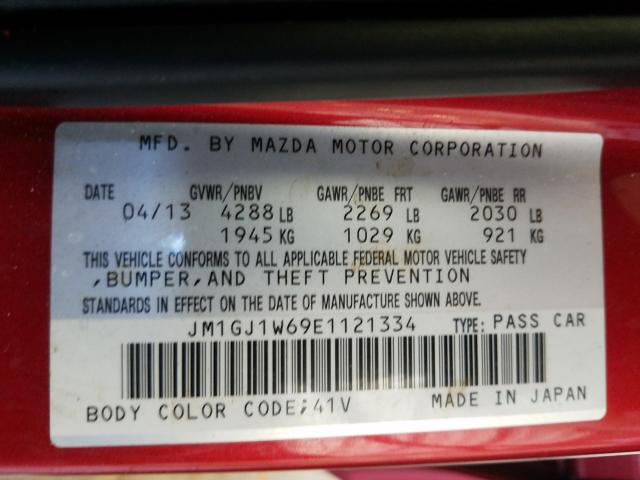 Mazda 6 Grand Touring 2014