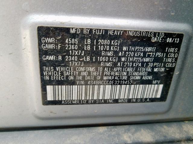 Subaru Outback 2 2014