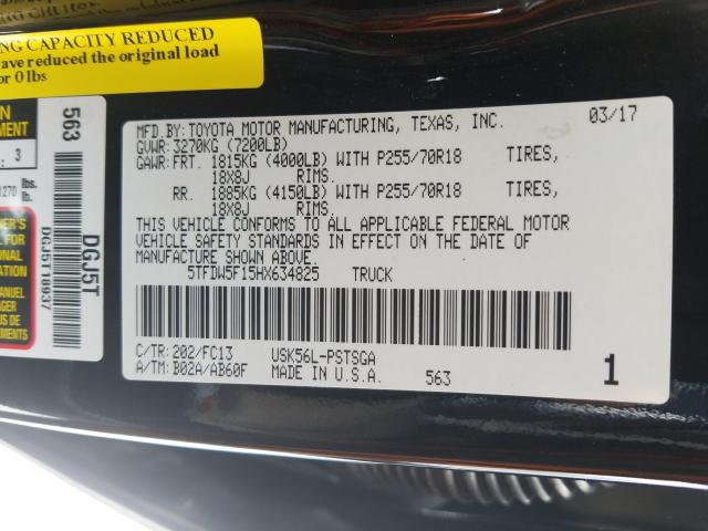 Toyota Tundra CRE 2017