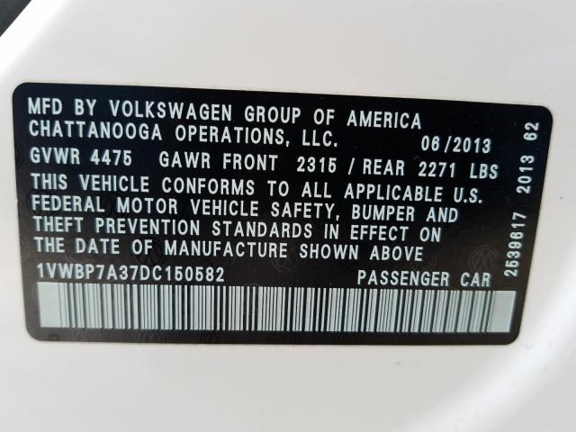 Volkswagen Passat SE 2013