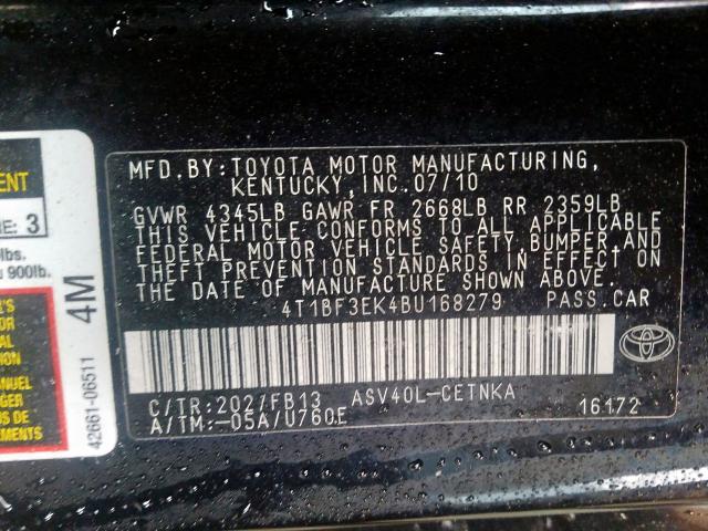 Toyota Camry Base 2011